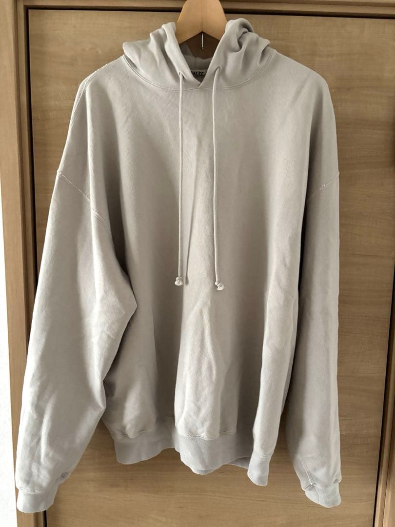 トップス AURALEE SUPER SOFT SWEAT BIG P O PARKA