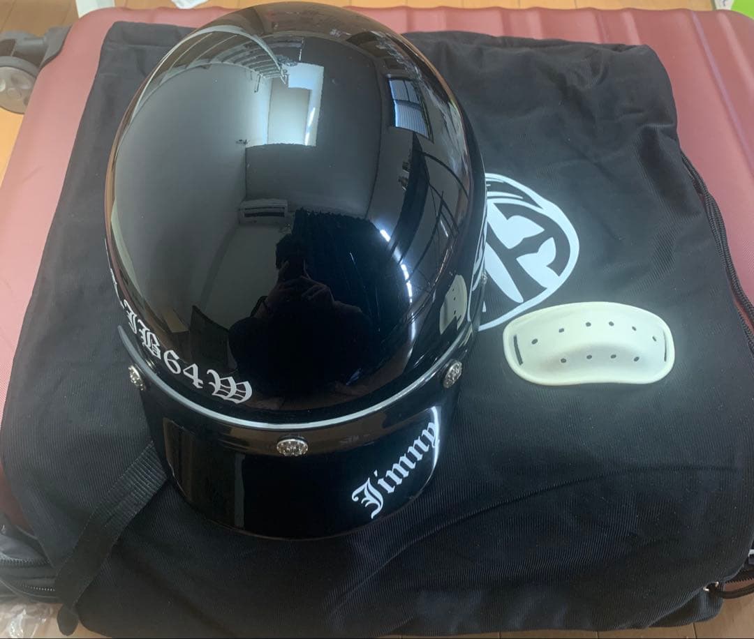 ショーティー4 ブラックヘルメット シールド付き