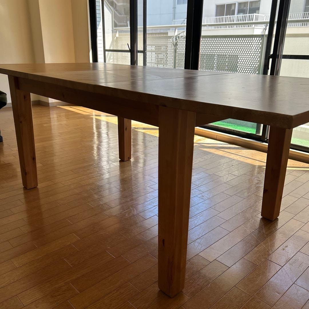 IKEA イケア 伸長式 ダイニングテーブル 無垢材　STORNAS　廃盤