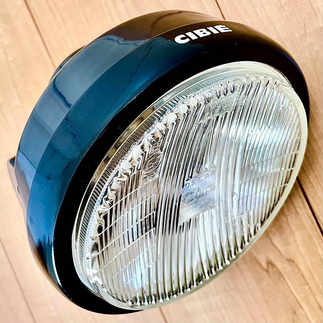 当時物 CIBIE シビエ 凹み ヘッドライト 160φ バブ CB250T