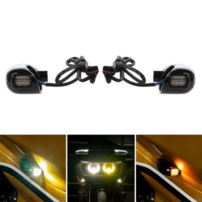 2015以降 ロードグライド PODZ LEDウインカー ブラック