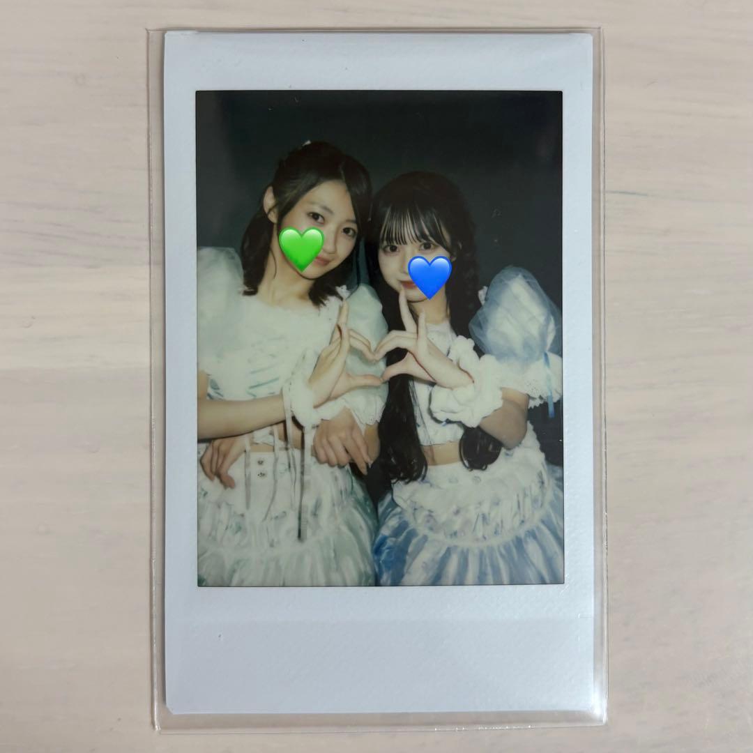 増田彩乃 板倉可奈 ペアチェキ マカロン衣装 チェキ