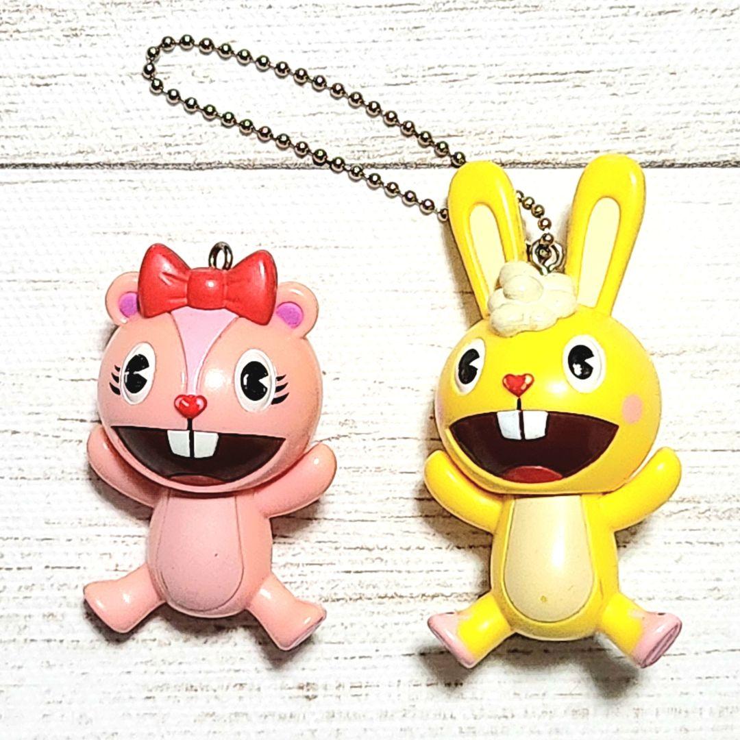 ⭐️廃盤品⭐️ ハッピーツリーフレンズ 内臓が飛び出るストラップ 2体セット
