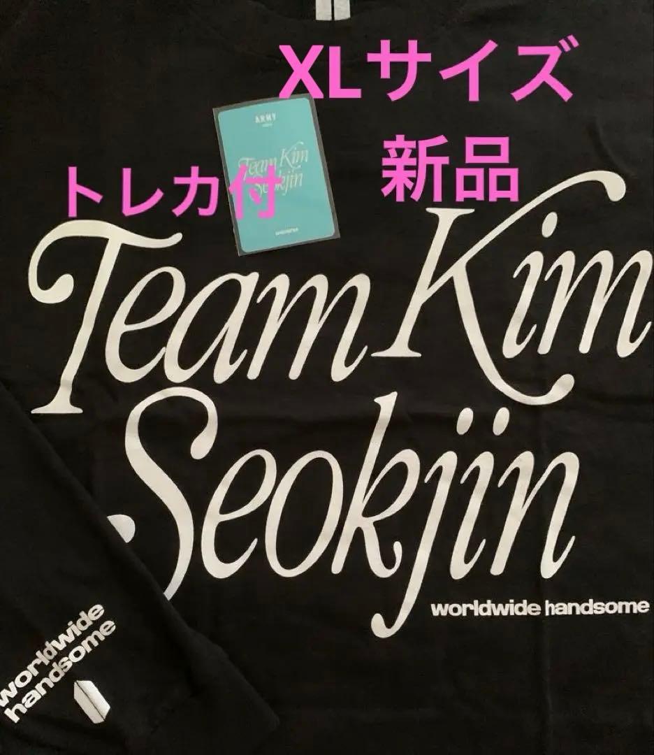 BTS Jin Team Kim Seokjin 長袖Tシャツ・XL黒・新品