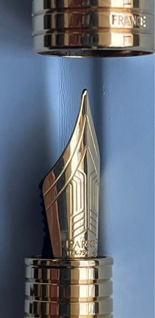 Parker 18K金　万年筆 クラシック 黒金