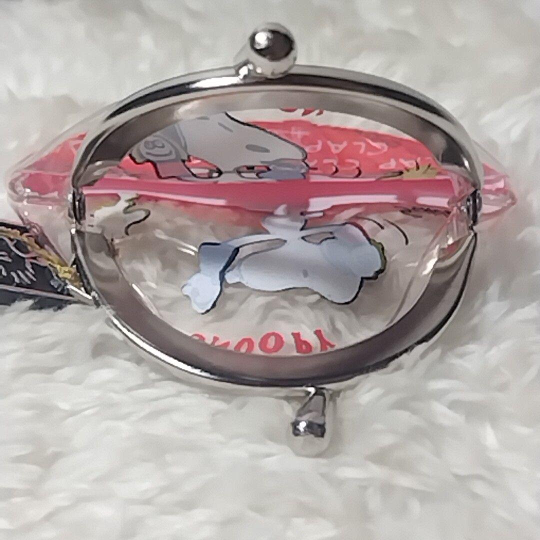 チ*ん様 希少 サンリオ スヌーピー タグ付 昭和レトロ がま口 小銭入 SNO