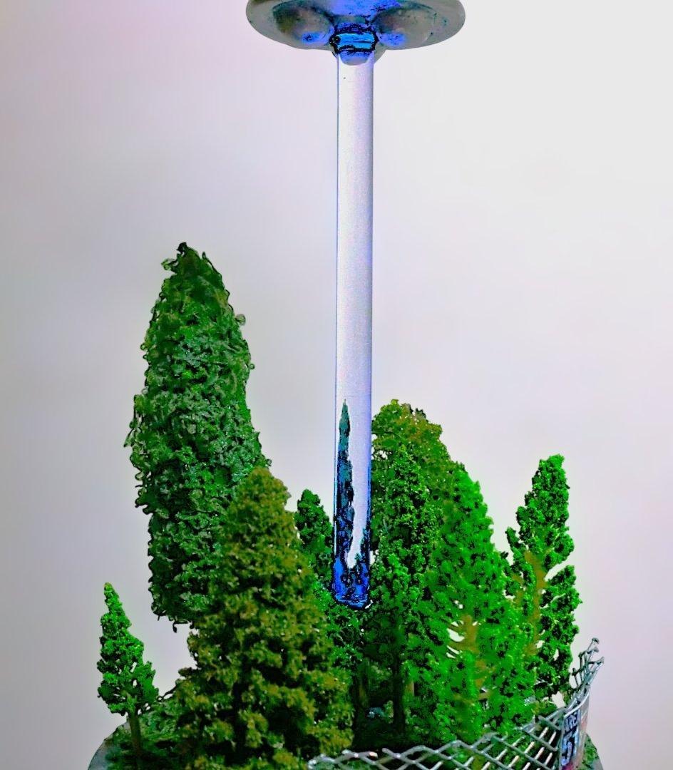 エリア５１UFOジオラマシリーズ、レーザービーム（スモールサイズ）特別価格