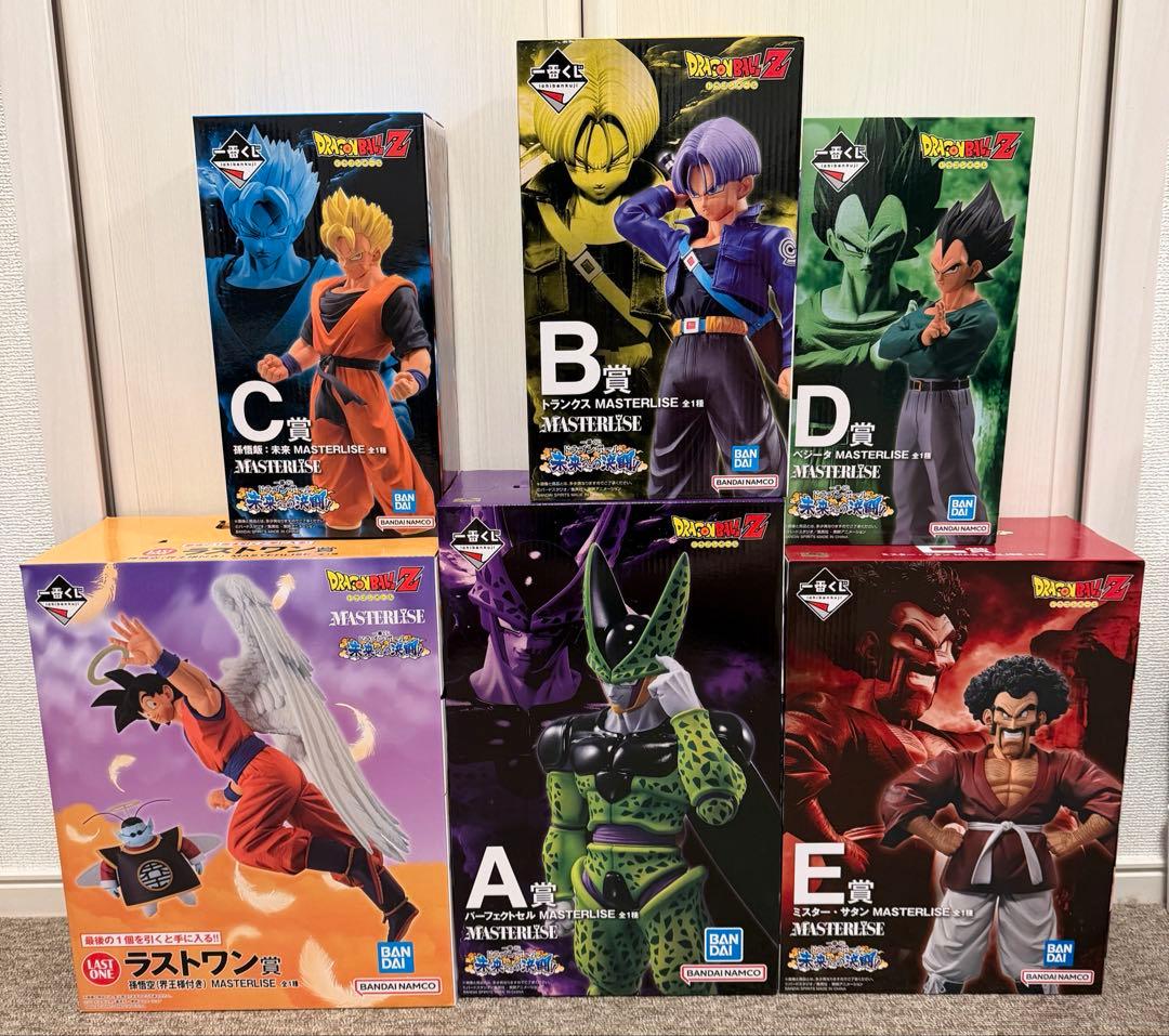 一番くじ　ドラゴンボール　未来への決闘　フィギュア6体コンプセット
