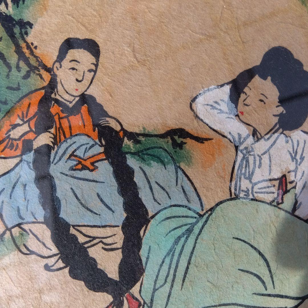 李朝　竜山遊興図