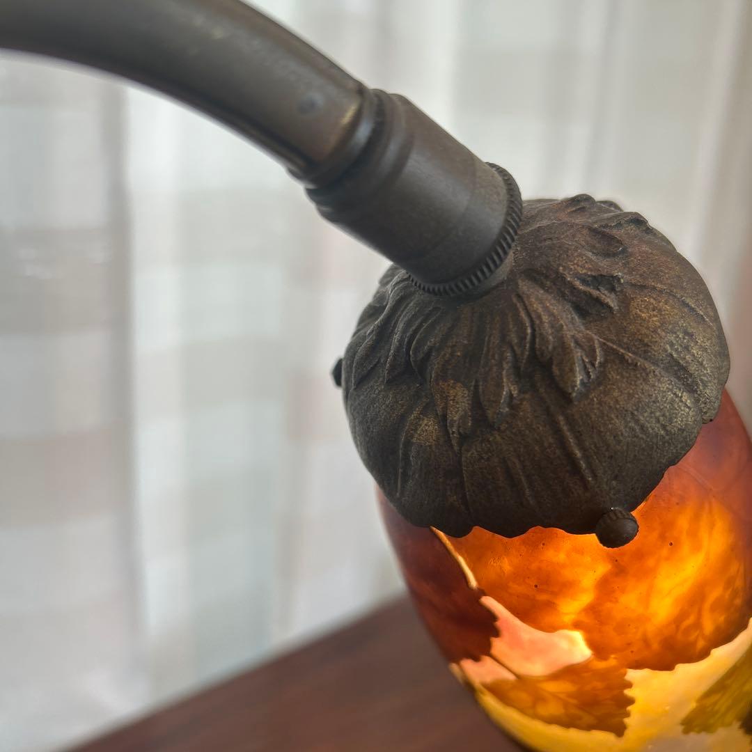 ドーム ナンシー 枯葉文 スタンドランプ