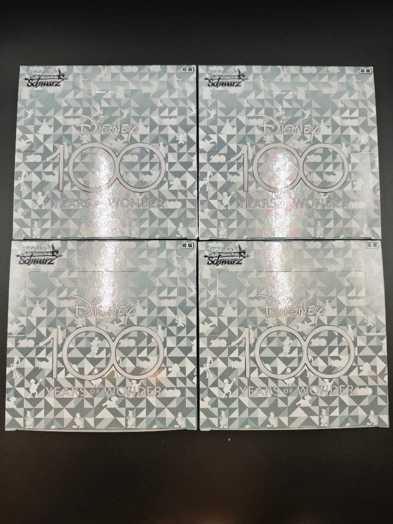 ヴァイスシュヴァルツ Disney100 初版 4ボックス