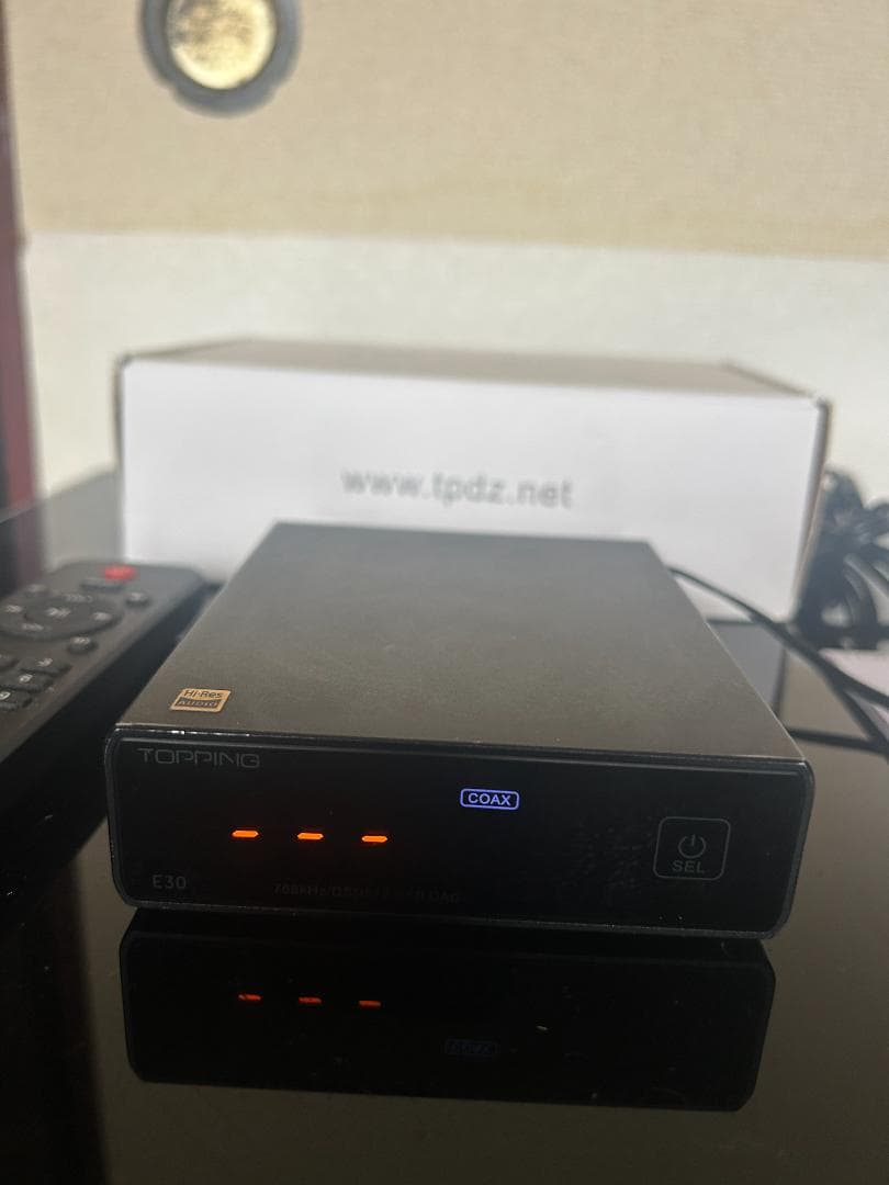 ●TOPPING E30　USB　DAC　ブラック　動作確認済み