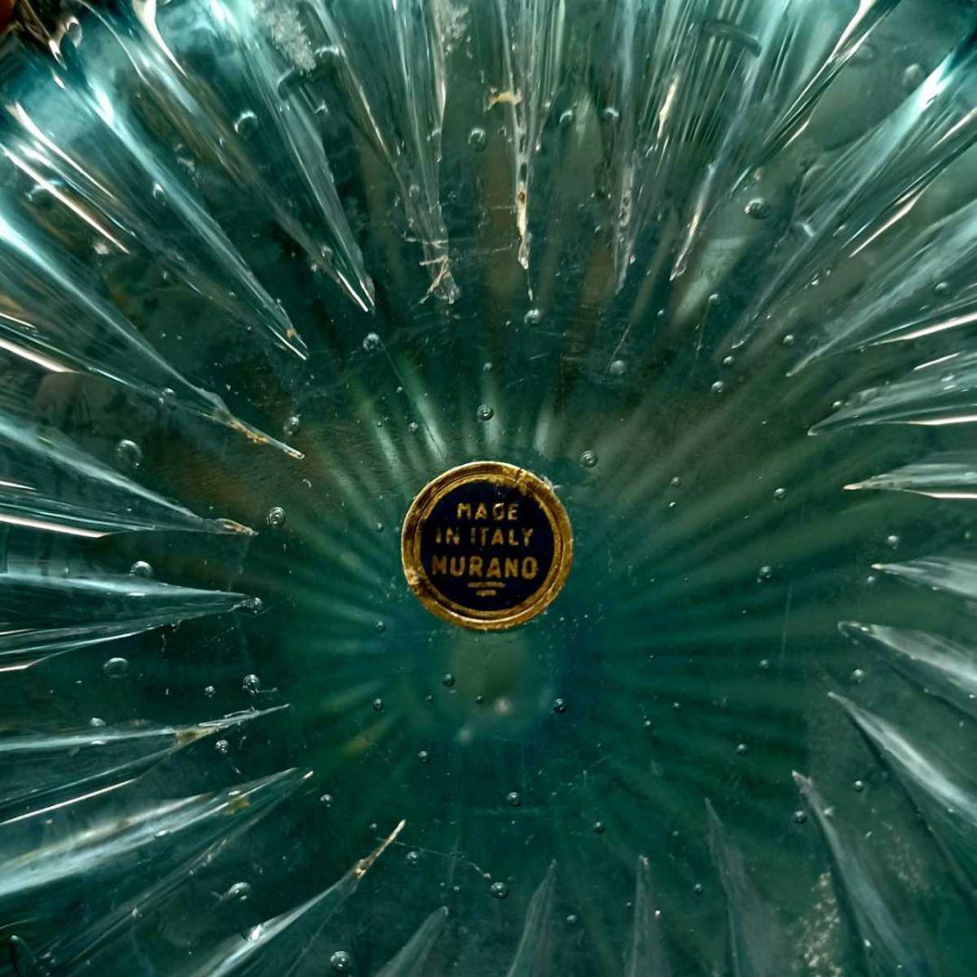 MURANO ムラノ 金彩 コバルトブルー 花器