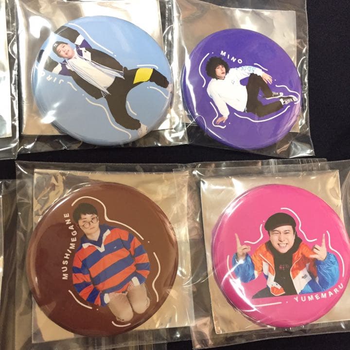 東海オンエア ゆめまる 虫眼鏡 セット スピンズ 缶バッチ