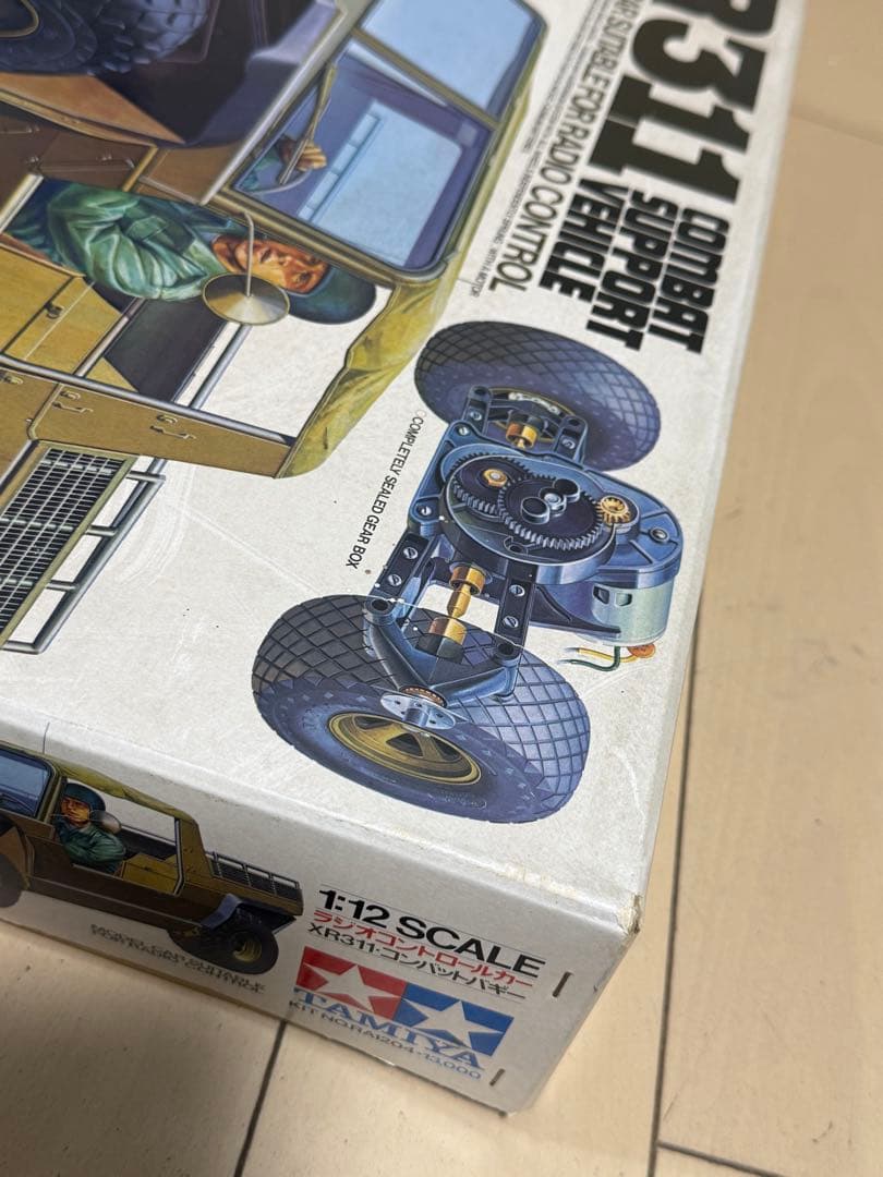 【当時物　未組立】タミヤ　XR311コンバットバギー　程度上　希少！