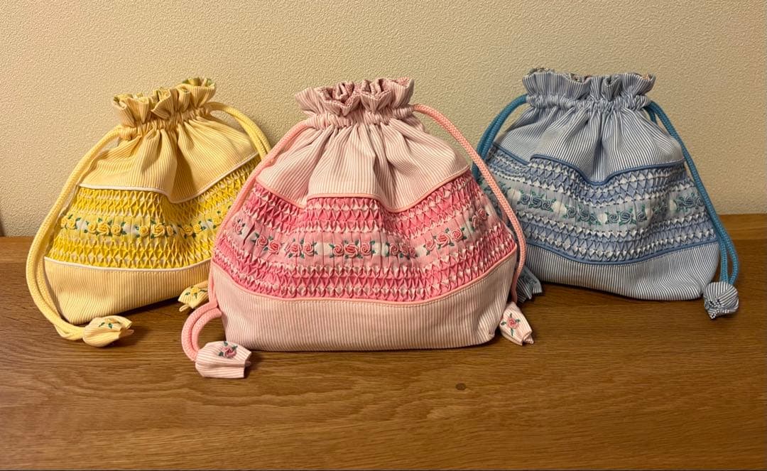 【エマニュエル】お弁当袋　コップ袋　ランチョンマット　カトラリーケース