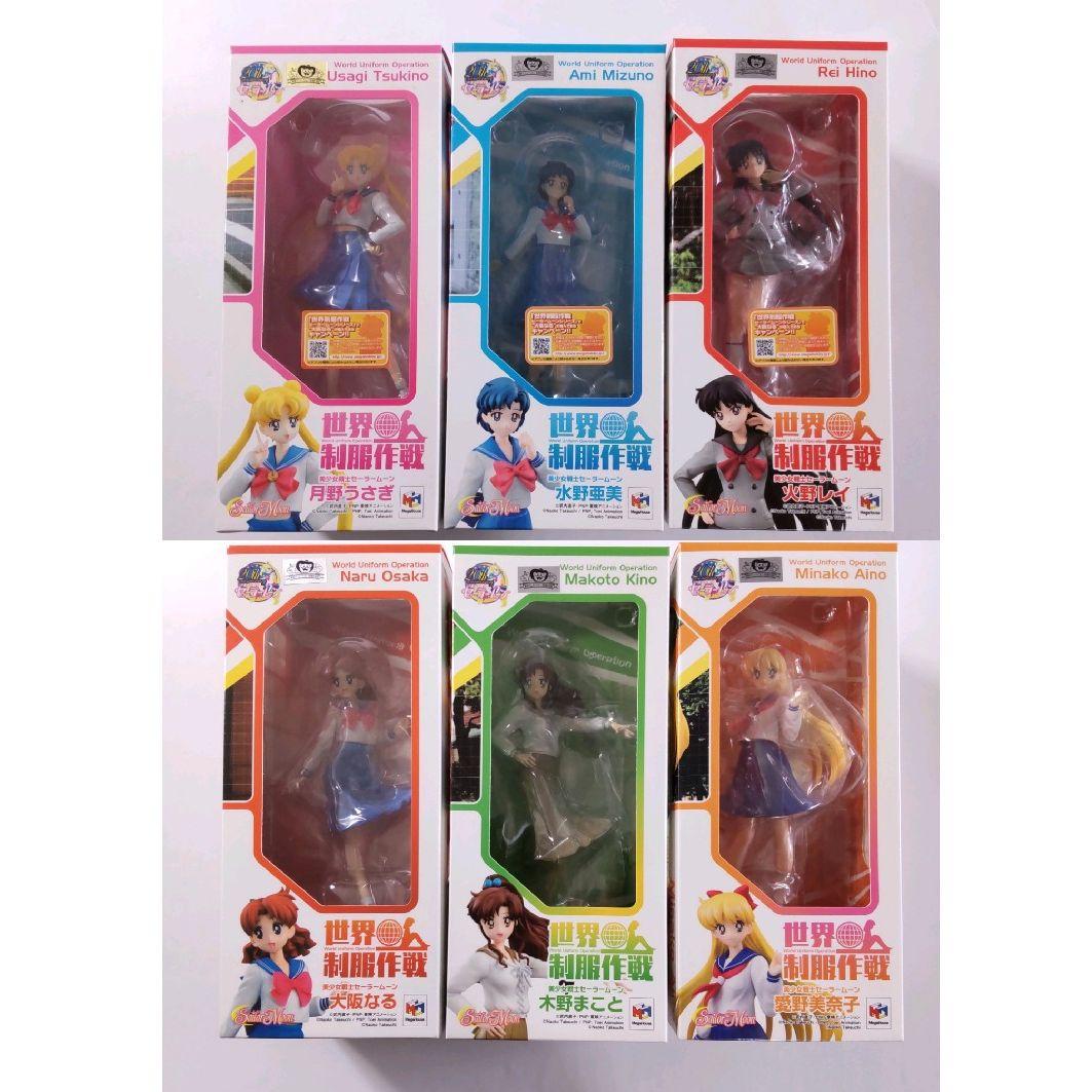 セーラームーン 世界制服作戦 フィギュア うさぎ亜美レイまこと美奈子なるちゃん