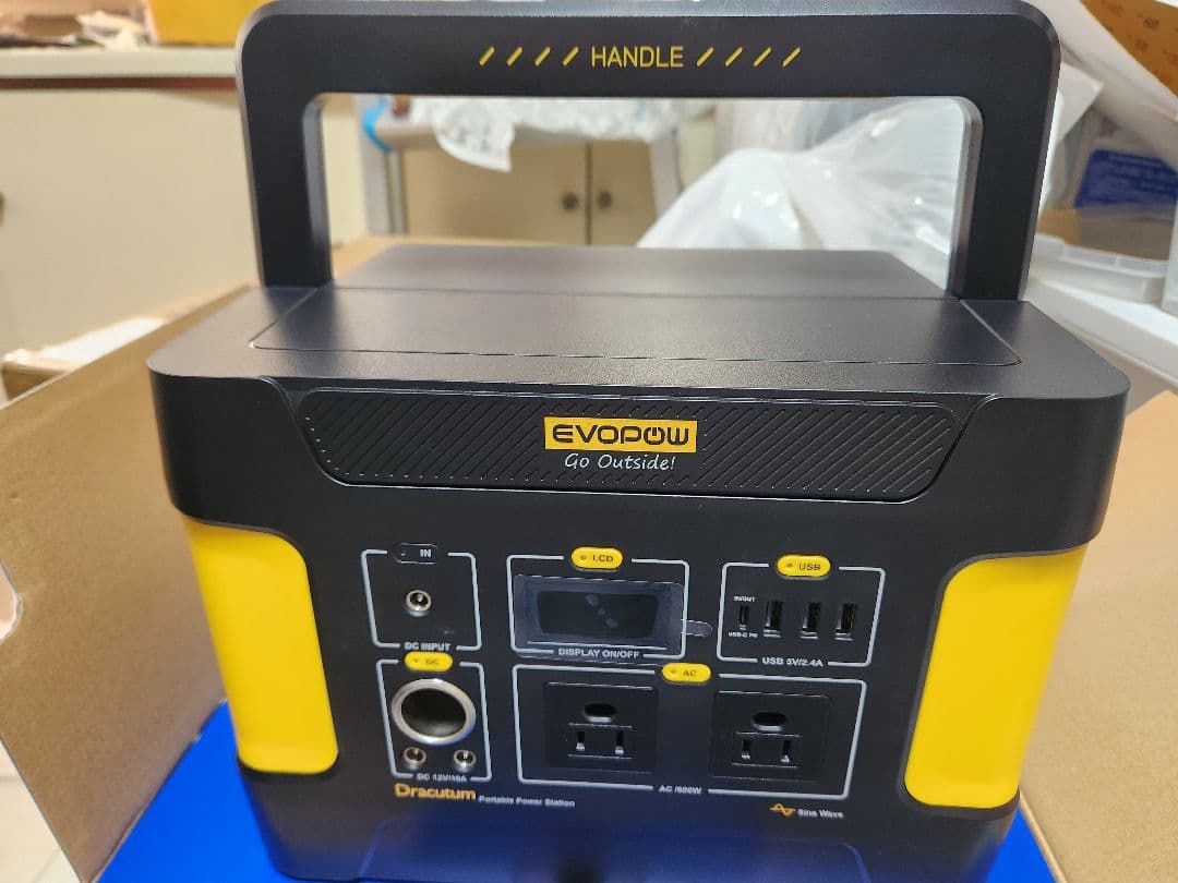 EVOPOW Dracutum 600W ポータブル電源