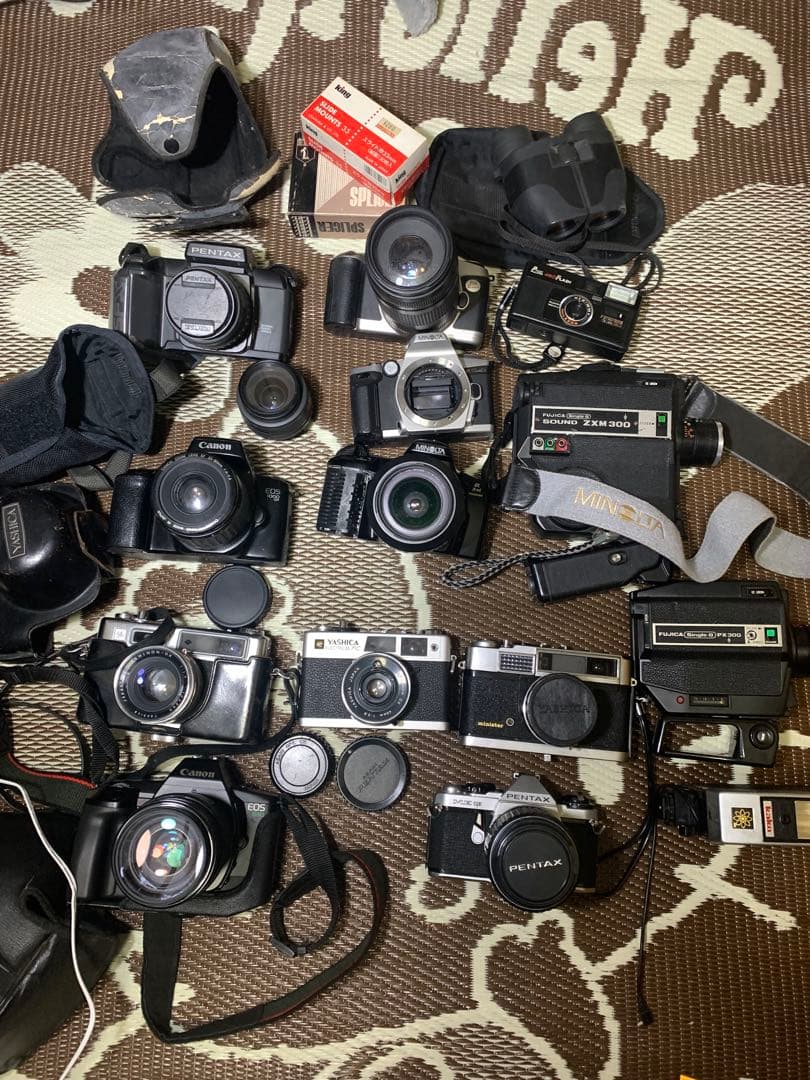 【SALE】フィルムカメラ レンズ付 まとめてセット　ジャンク
