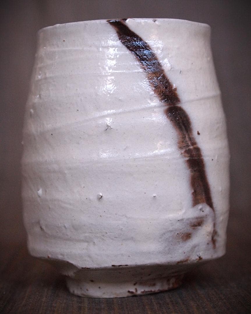 人気作家★人気作家★辻村塊【師＆父：辻村史朗】★粉引湯のみAA