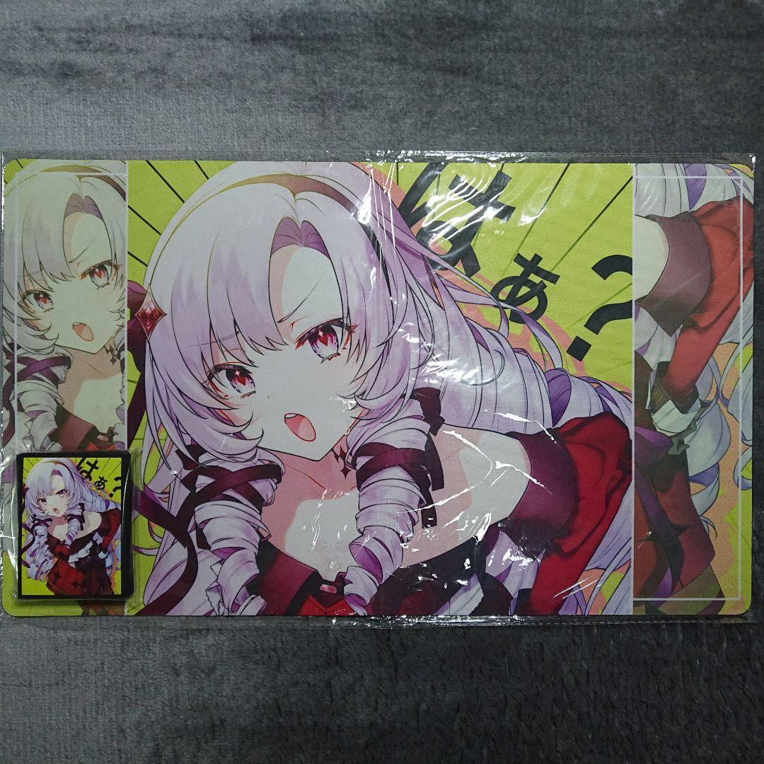 α1 にじさんじ 集中線&はぁ？ 壱百満天原サロメ スリーブ&プレイマット