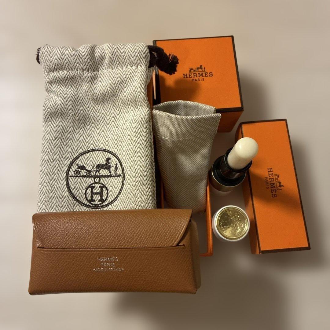 HERMES エルメス リップケース ミロワール ミラー付き & リップバーム