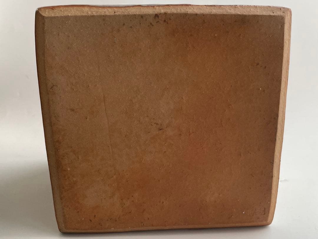 陶芸家　三輪栄造　萩　水指　茶道具　萩焼水指　　共蓋　父　十一代　三輪休雪