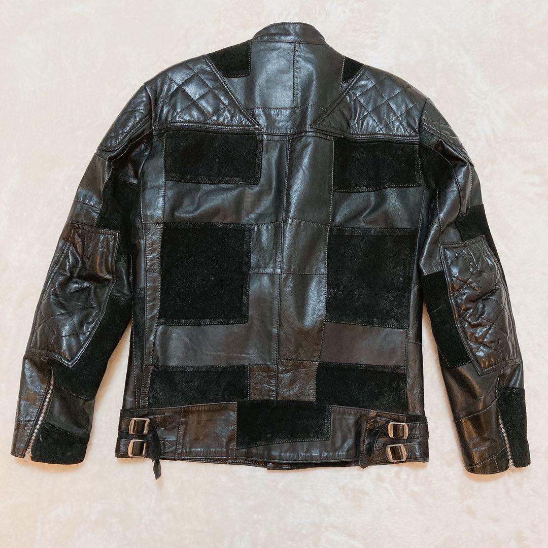 希少♪　ネクサスセブン　マッドマックス　レザージャケット　革ジャン　パッチワーク