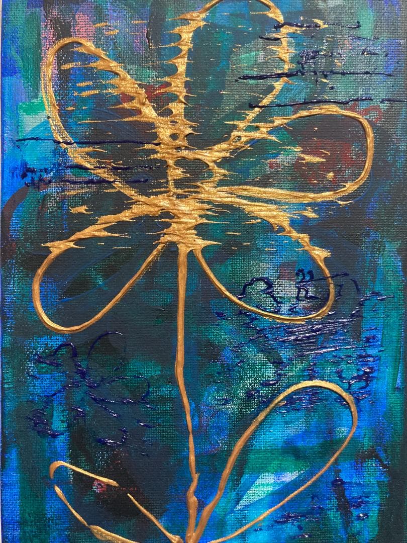 RENA SMサイズ 原画 絵 アート 抽象画 アートボード キャンバス