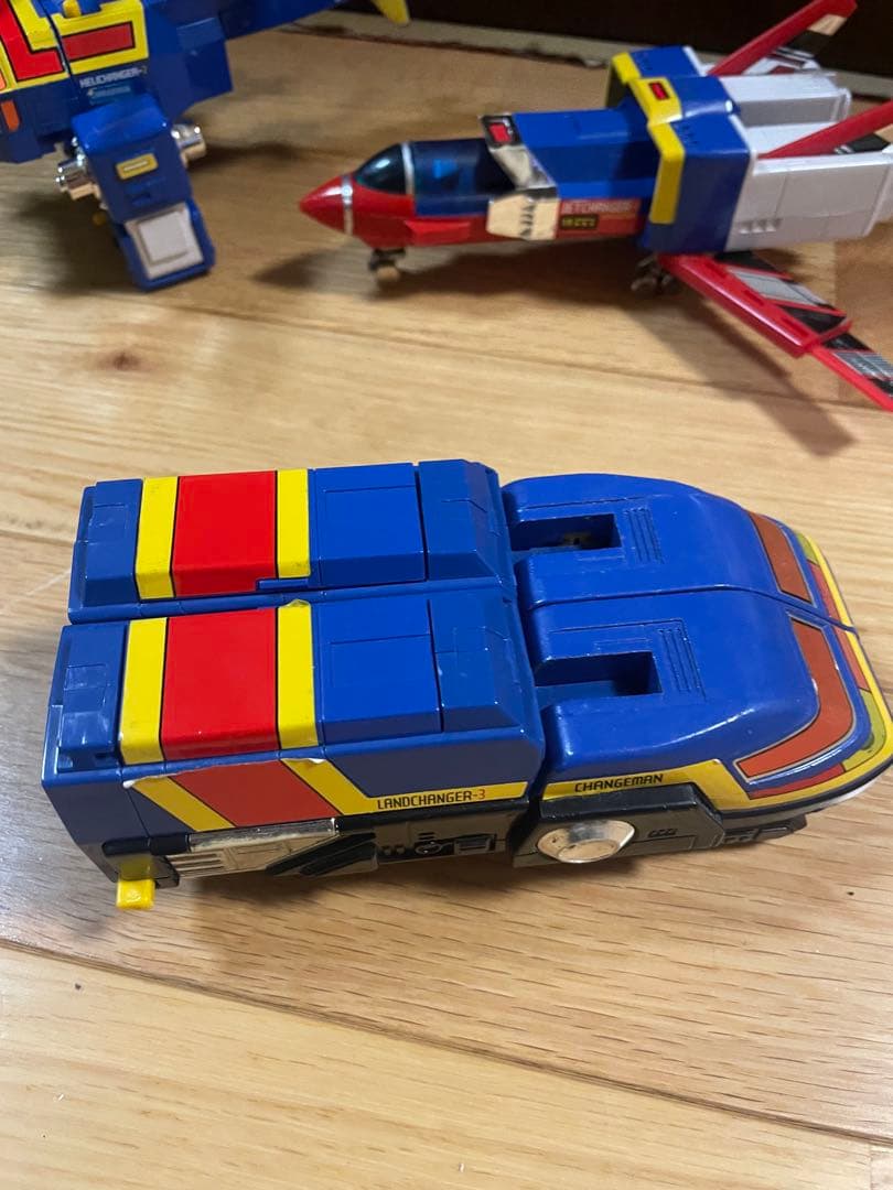 希少　DX超合金 電撃戦隊チェンジマン 当時物 チェンジロボ バンダイ 電撃合体
