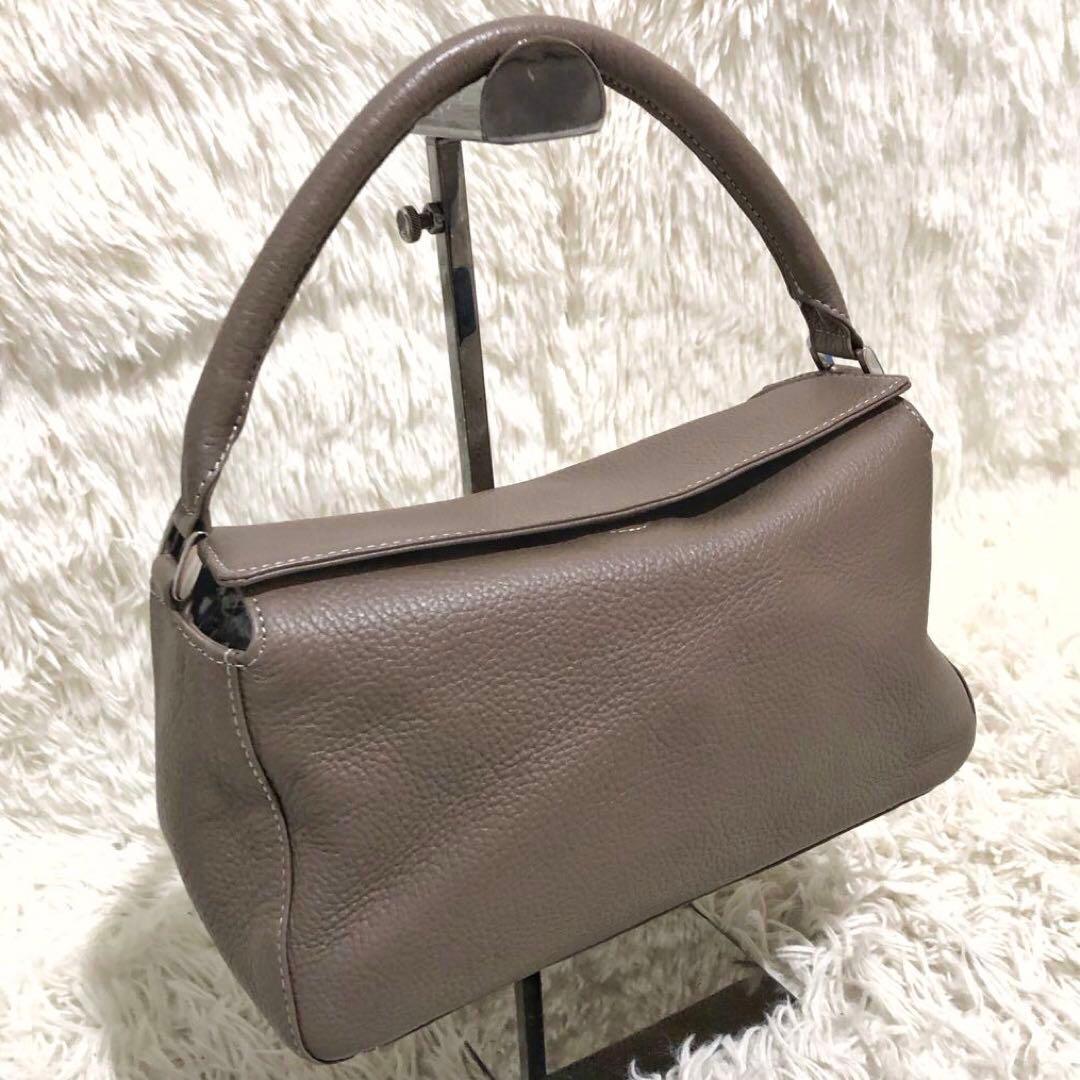 現行·未使用✨キタムラ　 レザー ハンドバッグ
