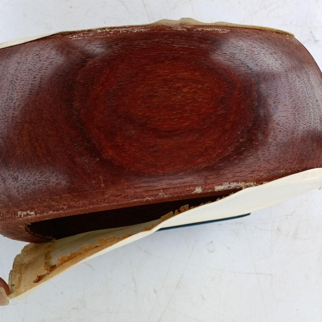 3152)三味線　子持綾杉胴　棹２５ｍｍ／２本溝金ホゾ