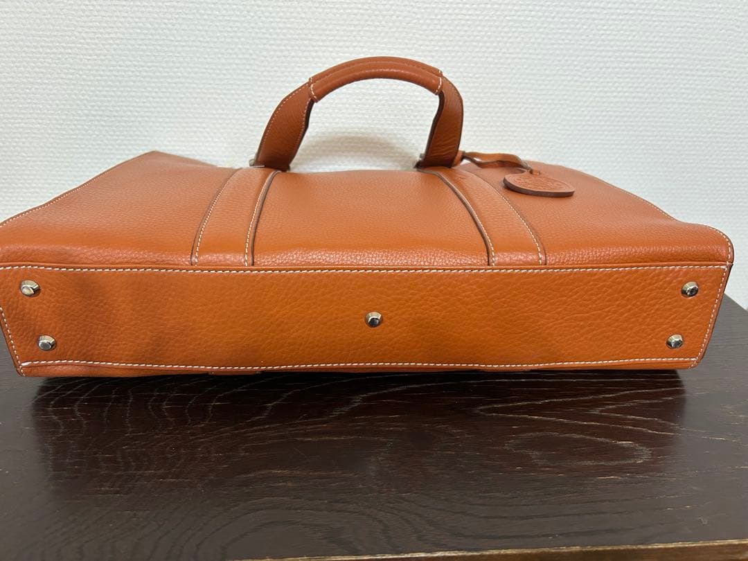 新品未使用✴︎ソメス✴︎ライトブラウンレザー ビジネスバック 男女兼用