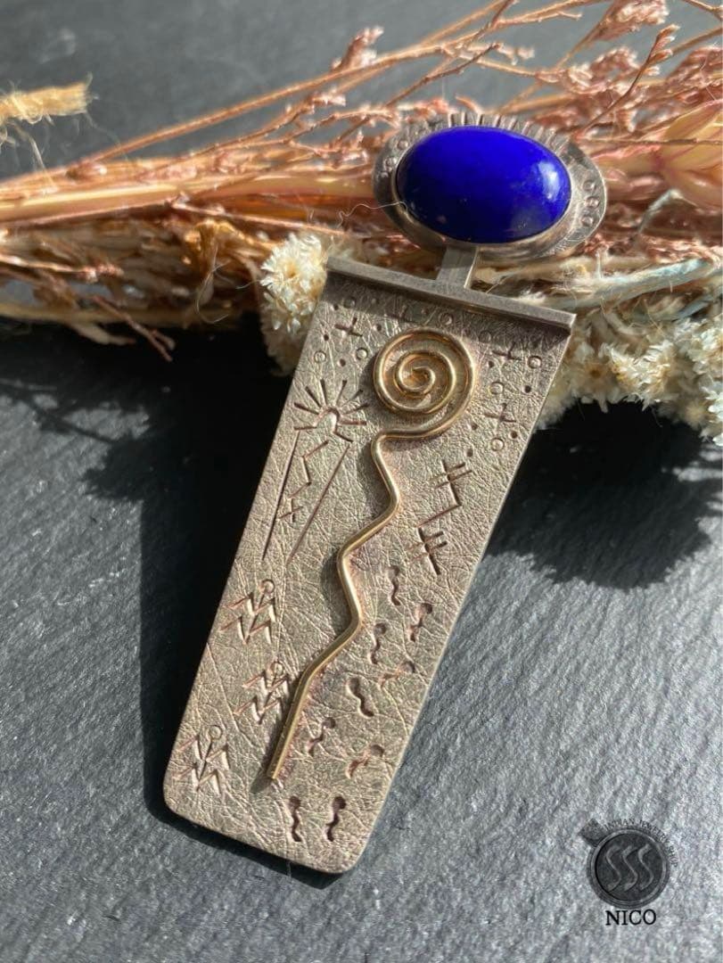 Myron panteah インディアンジュエリー ズニ族　ナバホ族