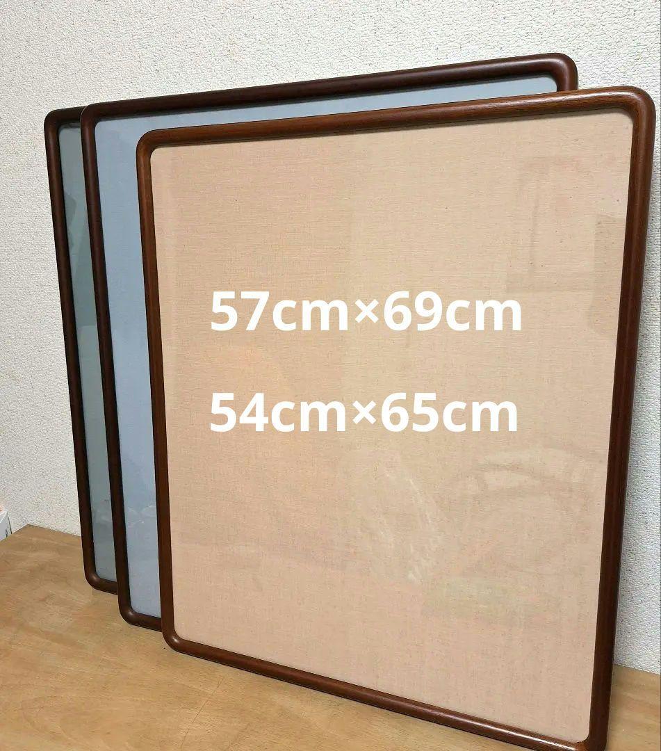 書道　額縁　3枚　木製　縦長　縦長　未使用