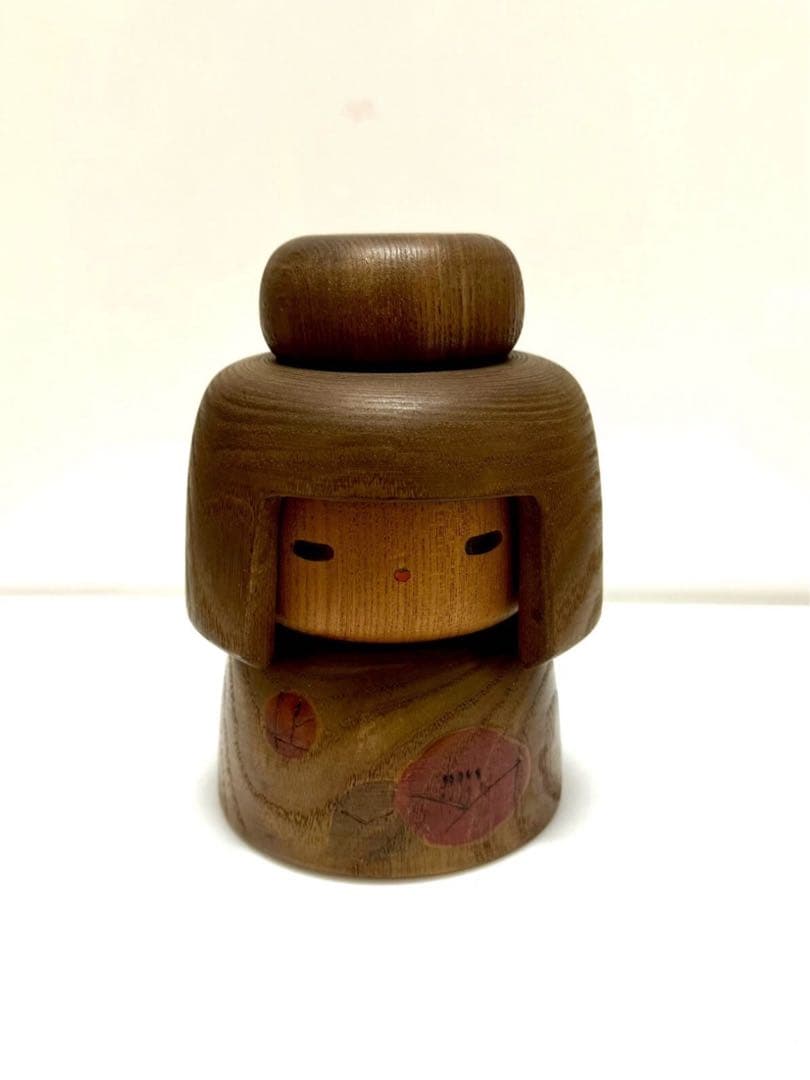 中古　こけし　人形　日本　木製　伝統　山中　三平　M2コレクション