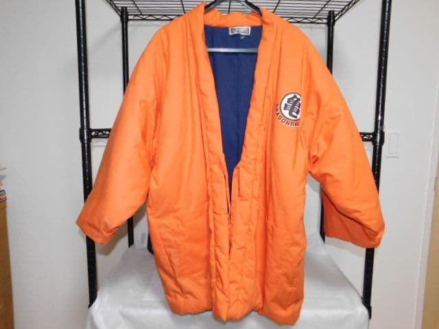 最終価格　はんてん　オレンジアウターLサイズ　生地厚手で温かい　ドラゴンボールZ