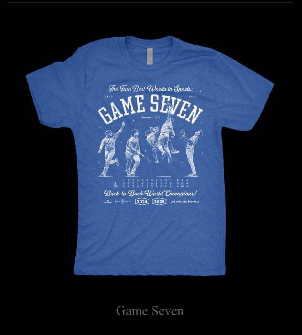ドジャース　ワールドシリーズ7戦目　Tシャツ　Lサイズ 米国版