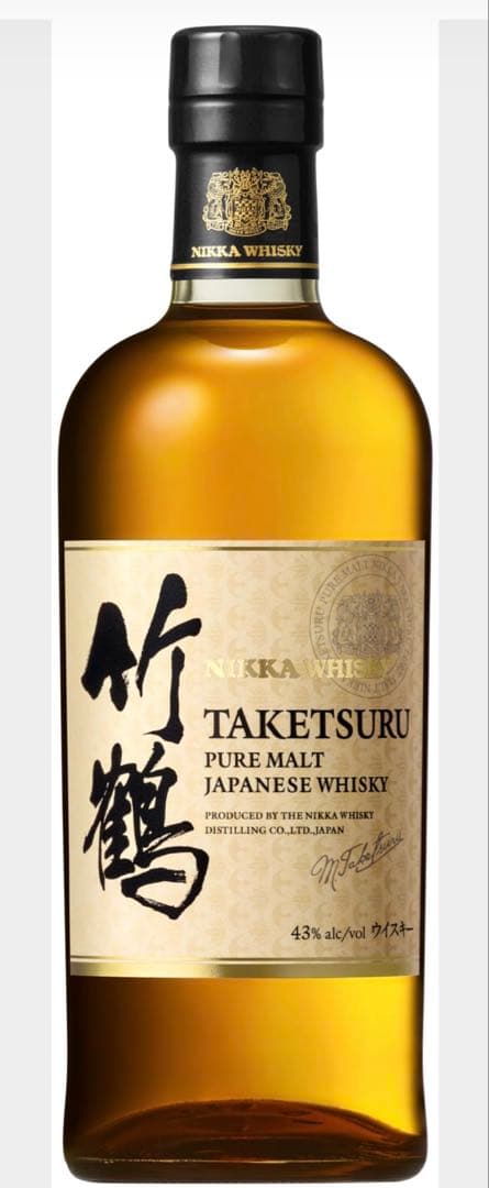 ニッカウイスキー 竹鶴 ピュアモルト 700ml 43%