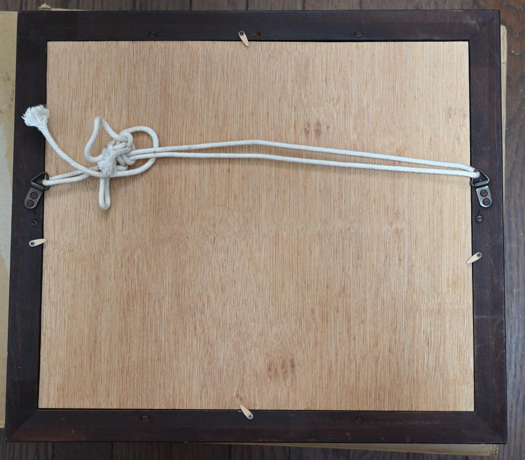 原精一　スペイン イビザ風景　油彩画