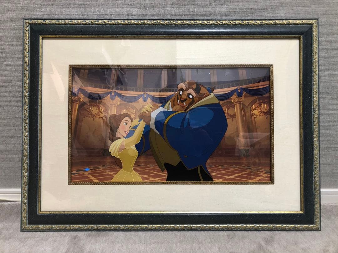 ディズニー セル画 美女と野獣 世界限定500 証明書(COA)付き