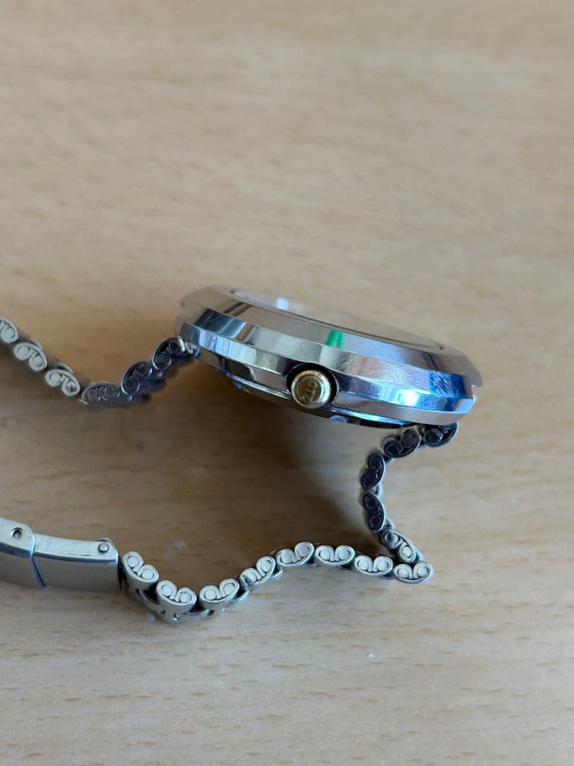 CITIZEN 自動巻き アナログ腕時計 ブラウン