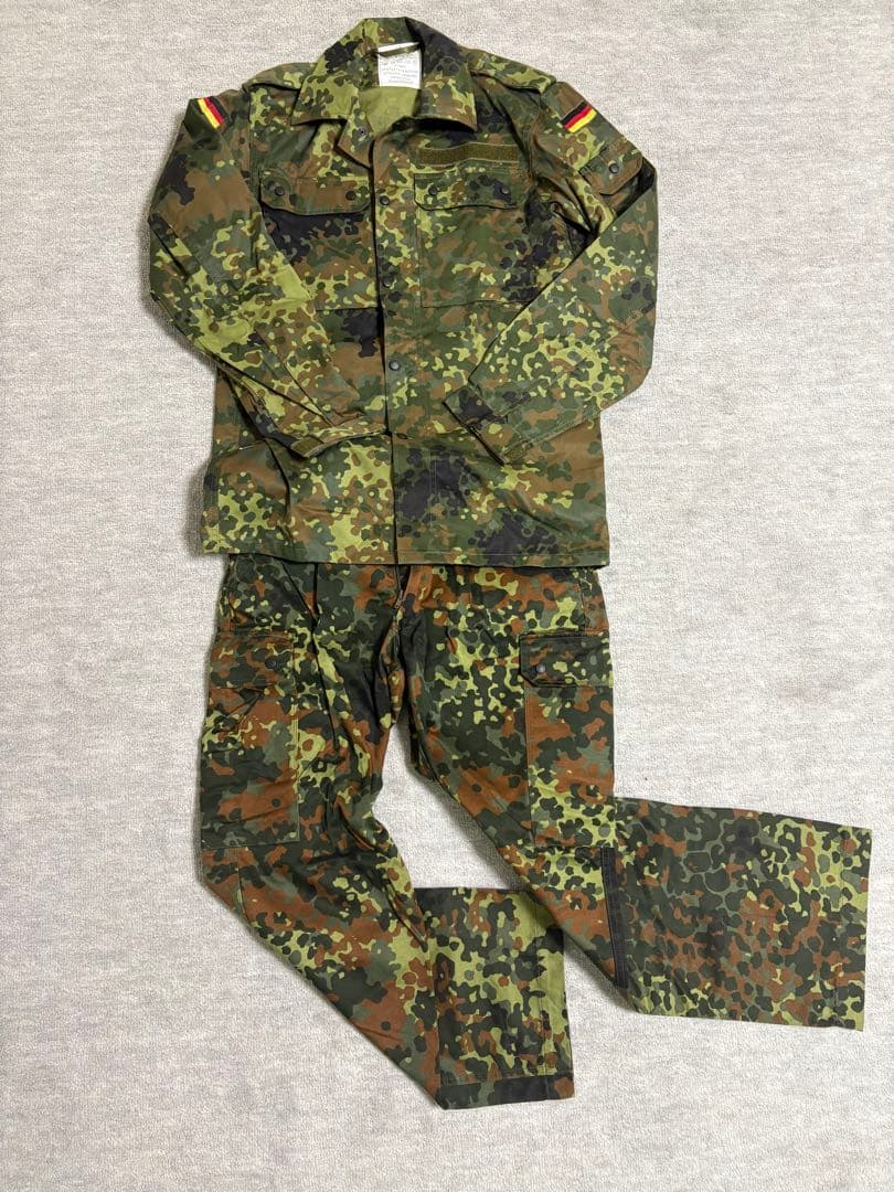ドイツ連邦軍(BW)フレック迷彩ジャケット & パンツ セット