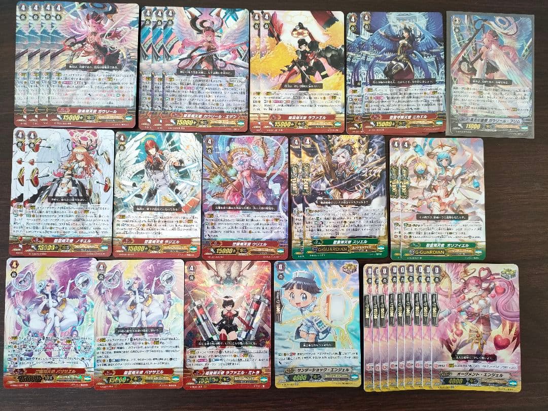 【Gスタン】 エンジェルフェザー デッキ50枚 × 3つ パーツ付き