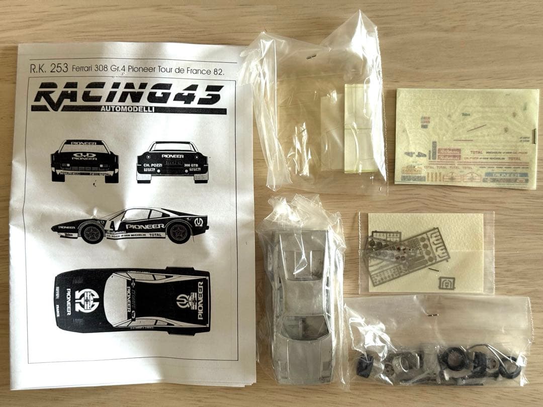 1/43キット レーシング 43 フェラーリ 308 Gr.4 TdF 1982