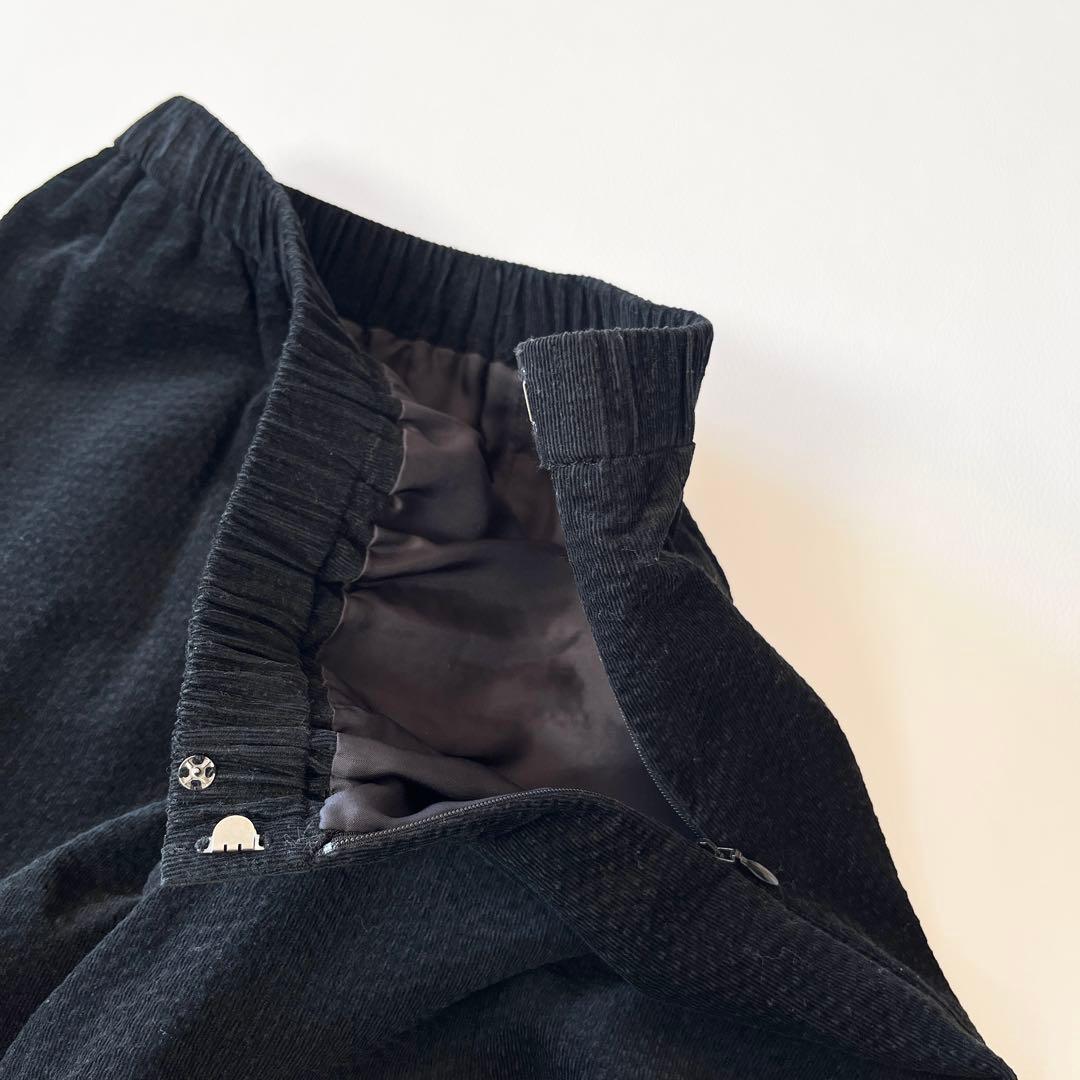 ▼美品✨慈雨【40】サルエルコーデュロイパンツ 変形ポケット ゆったりリラックス