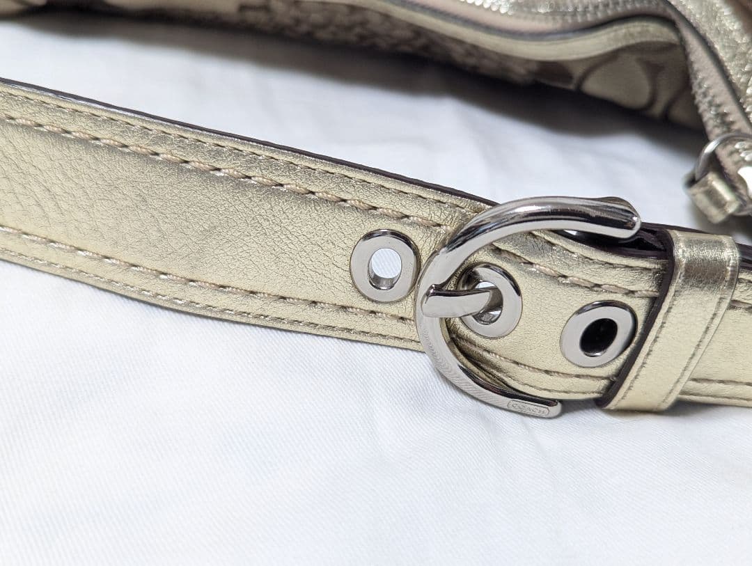 コーチ　COACH シグネチャー　ショルダーバック　パッチワーク　F12315