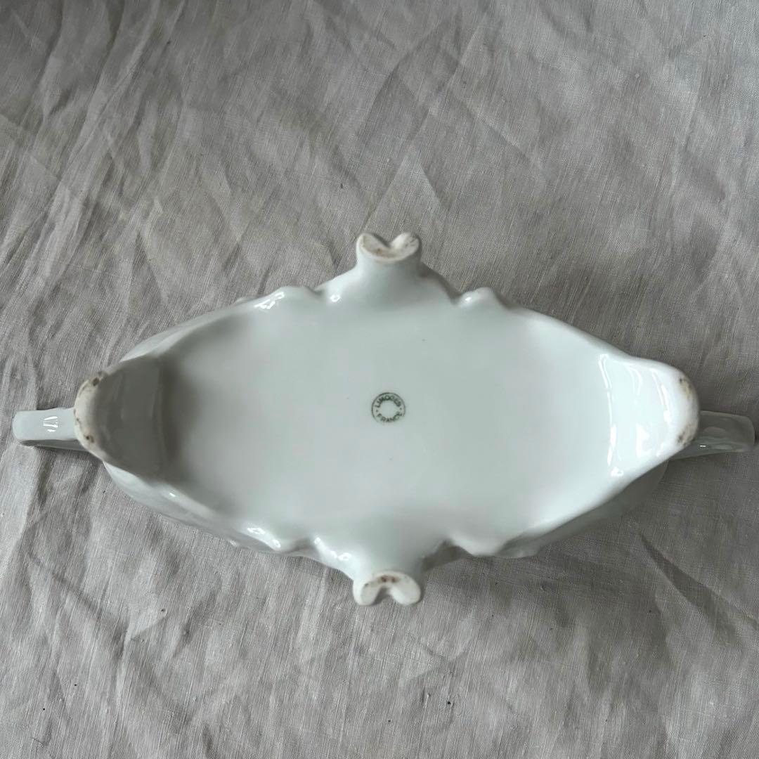 フランスアンティーク　LIMOGES リモージュ　ジャルディニエール　花器　花瓶