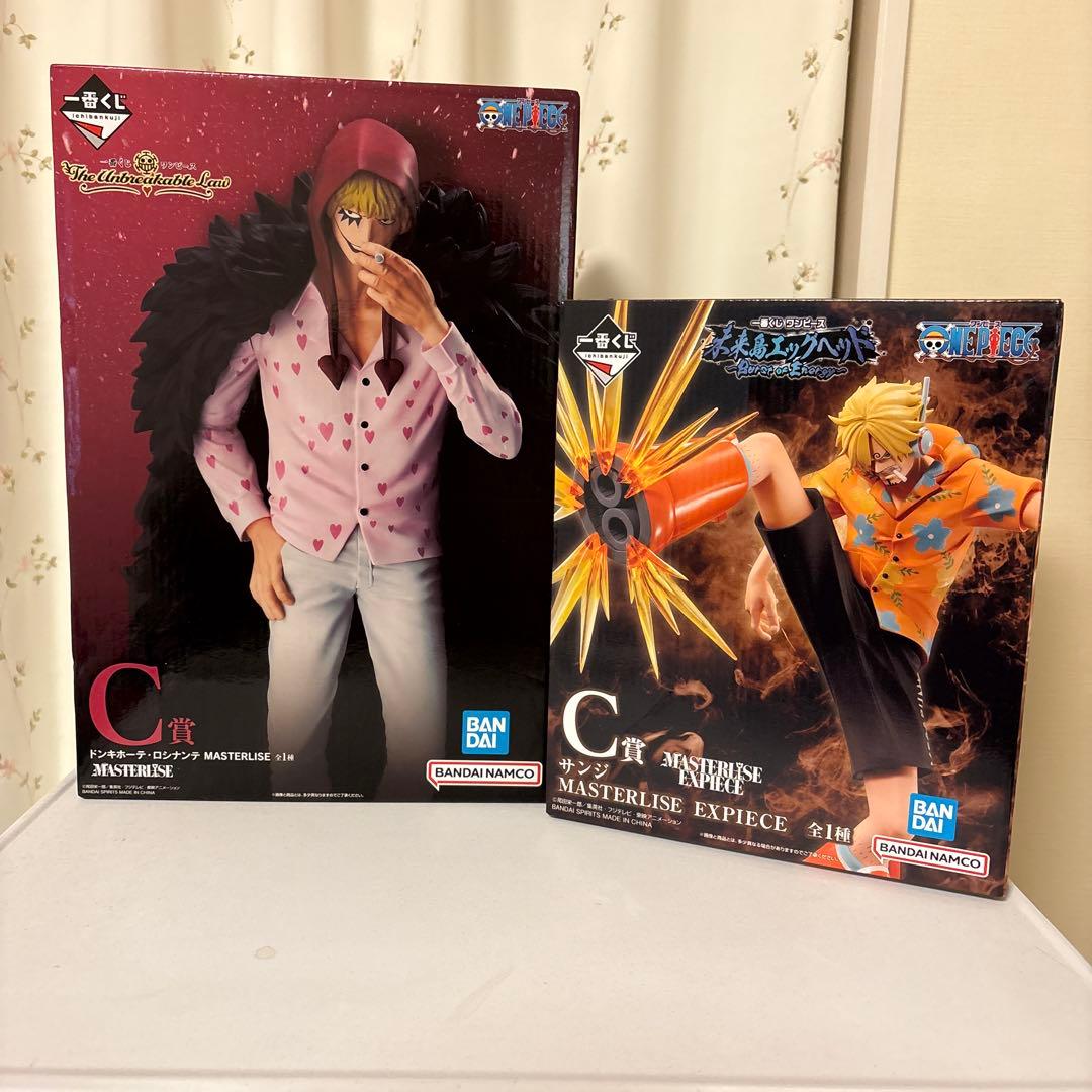 ワンピース　一番くじ　ドンキホーテ　ロシナンテ、サンジ　新品未開封