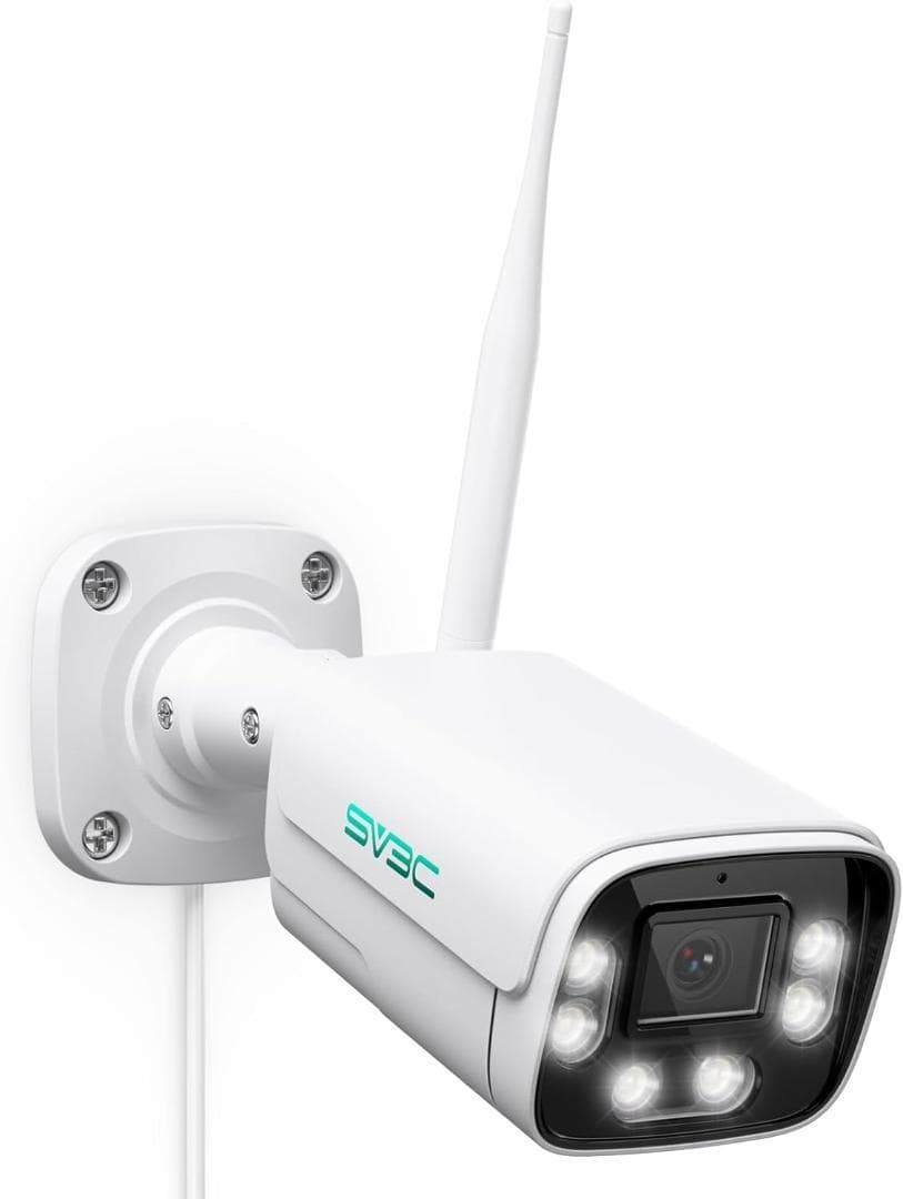 【開封・未使用品】SV3C 500万画素屋外防犯・監視カメラ 2個セット